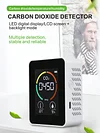 3 in 1 Air Quality Monitor Semiconductor Sensor Color Screen Air Quality Monitor