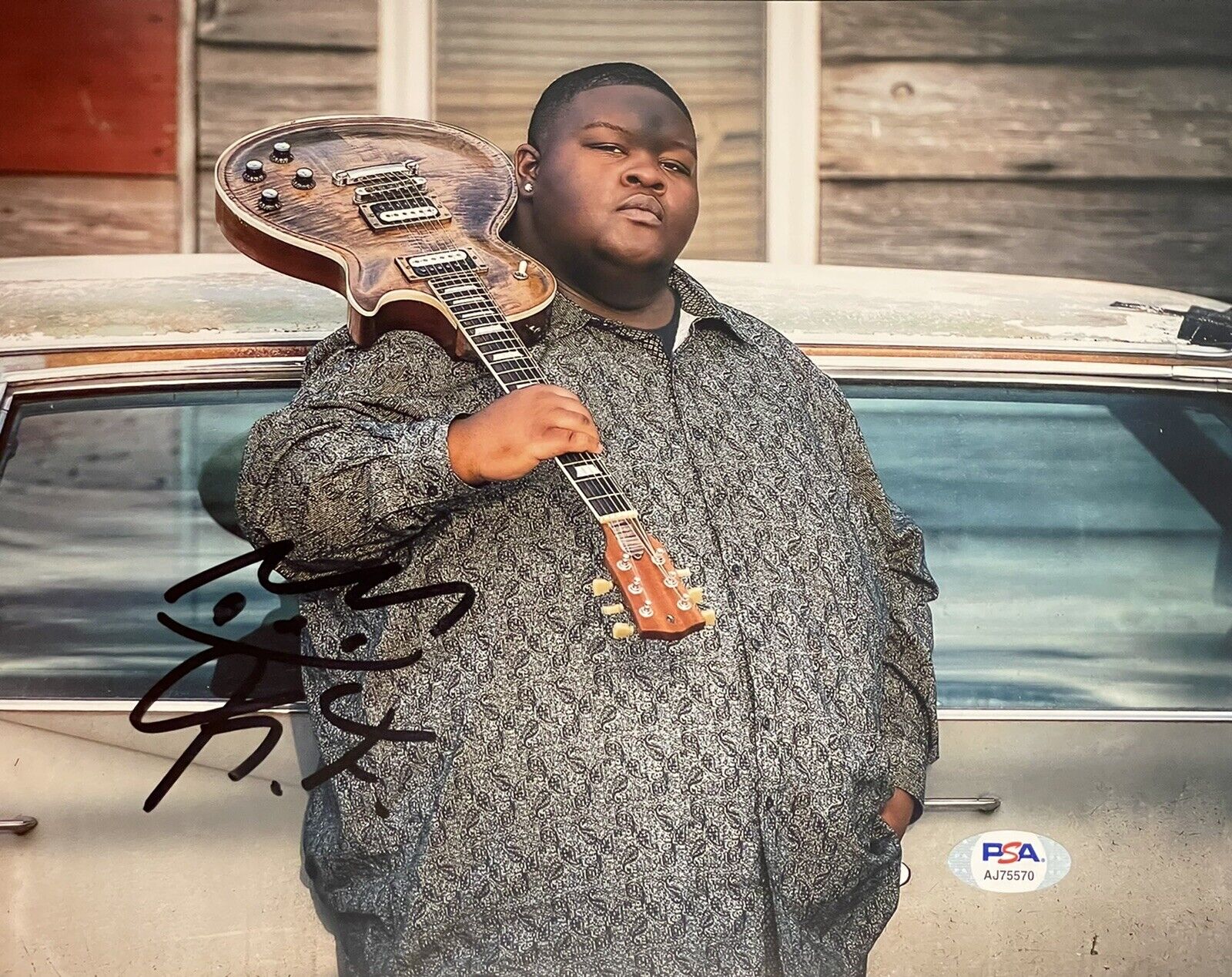 Christone Kingfish Ingram Signed Autographed 8x10 Photo Poster painting Blues Guitar PSA/DNA