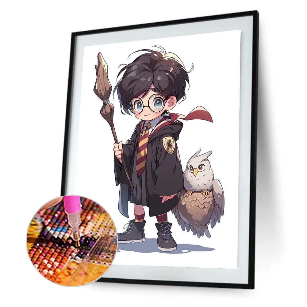 Diamond Painting - Full Round Drill - Harry Potter(Canvas|30*40cm)
