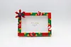 Chirstmas DIY Building Block Photo Frame Kit,Creative Handmade Assembled Photo Frame Handmade Craft Gift Home Tabletop Display Decor