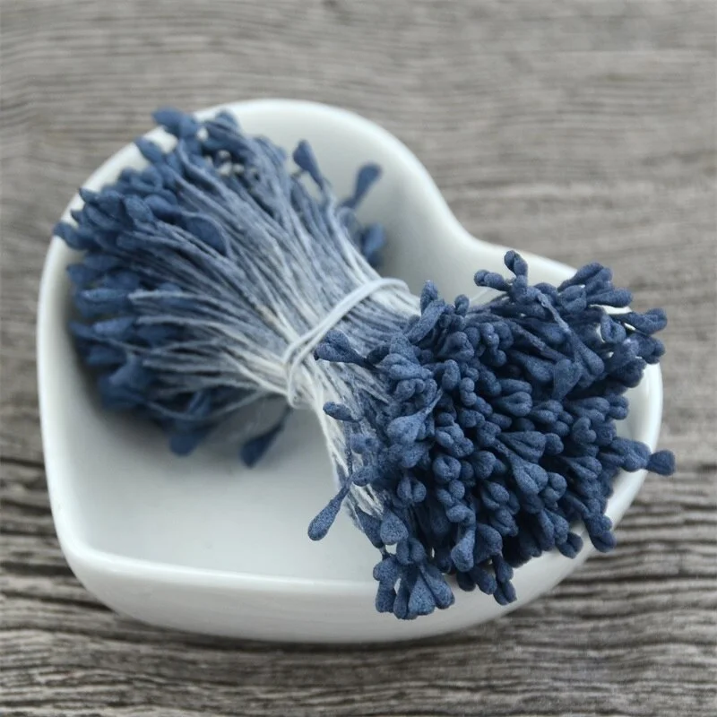 350/1700pcs 5mm Artificial Mini Stamen Matte Handmade Flowers For Wedding Party Home Decoration DIY Gift Box Wreath Decoration