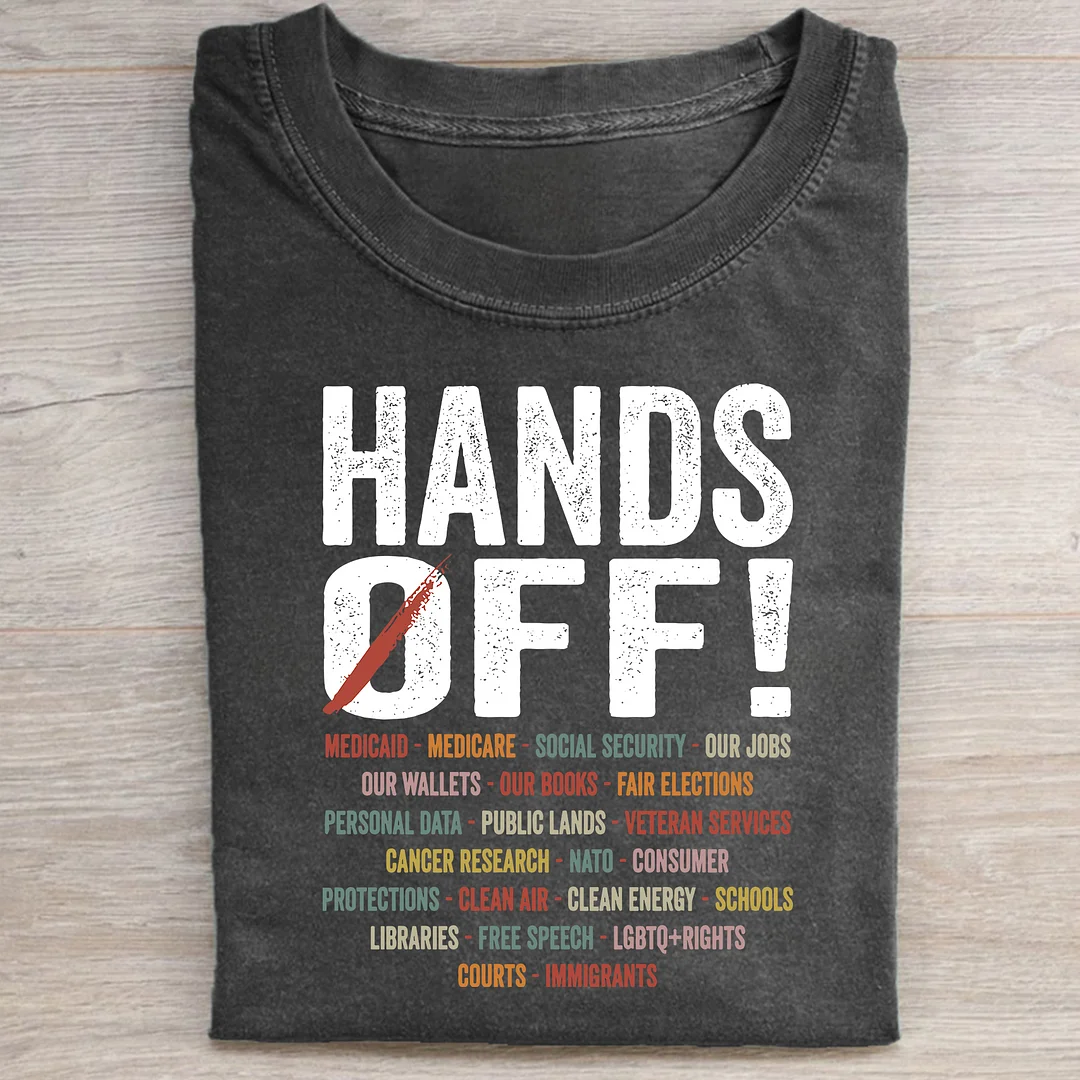 Hands Off Protest T-shirt
