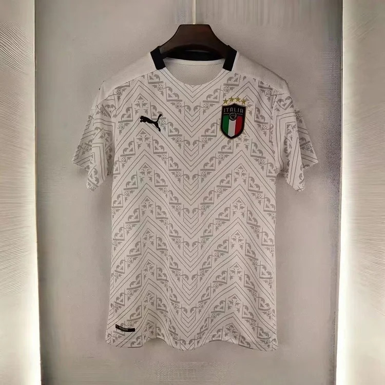 Italy 2020 Retro European Cup Away Soccer Shirt