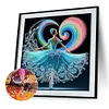 Jupe de danse fille-sp&eacute;cial en forme de peinture de diamant-30 * 30cm