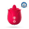 Clitoral Rose Sex Stimulator for Women with Tongue
