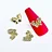 10PC Alloy Butterfly Zircon Nail Art Rhinestone 3D Gold Silver Shiny Diamond Nail ART Gems Butterfies Crystal Manicure Accessory | Cncures