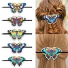 5Pcs PU Butterfly Diamond Embroidery Painting Hairpins