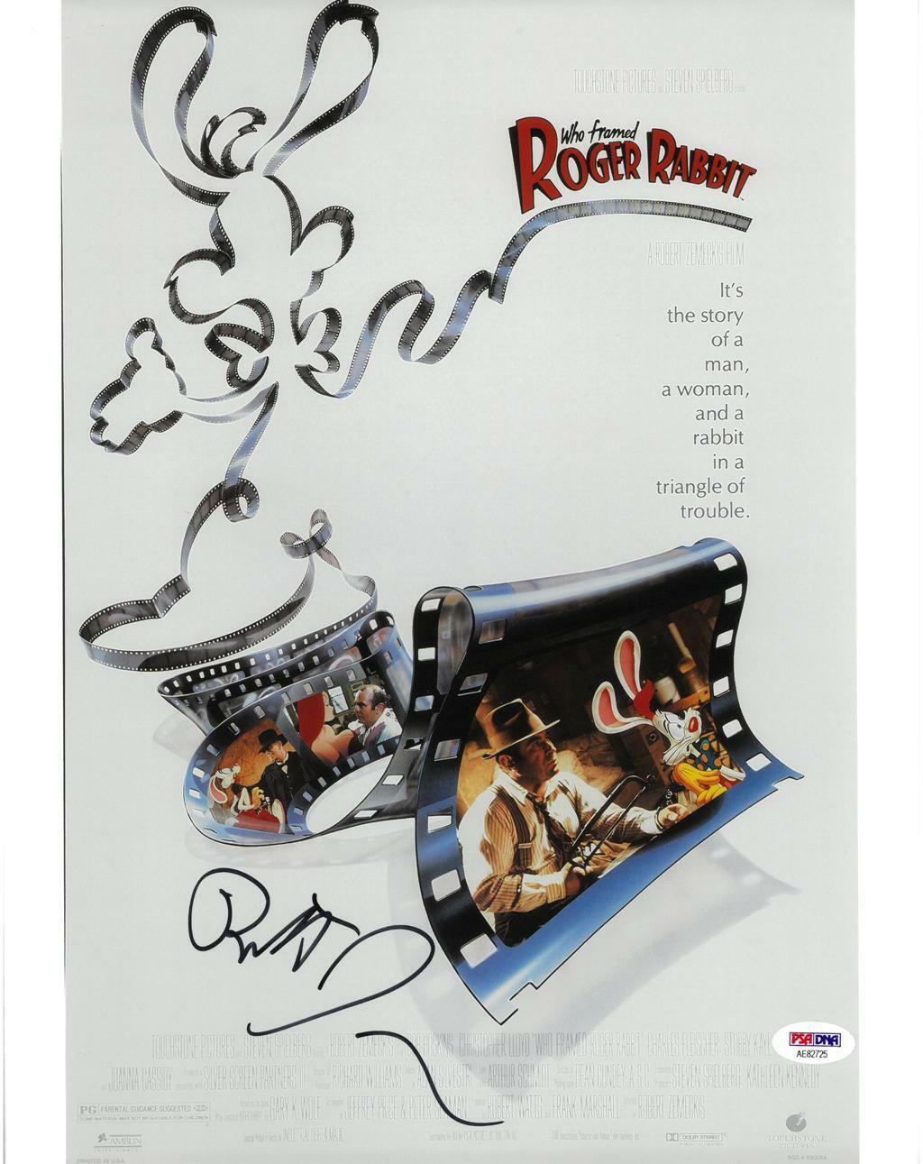 Robert Zemeckis Signed Who Framed Roger Rabbit Auto 11x14 Photo Poster painting PSA/DNA #AE82725