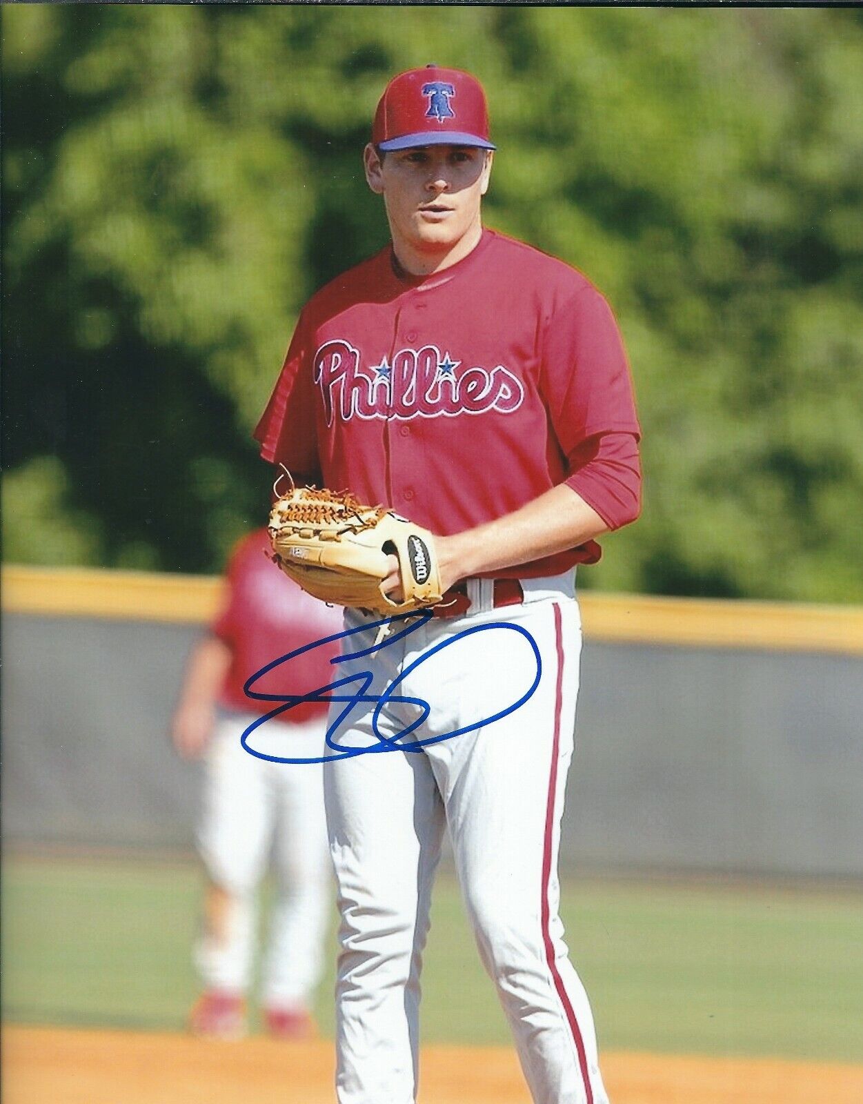 Autographed SPENCER HOWARD 8x10 Philadelphia Phillies Photo Poster painting w/COA