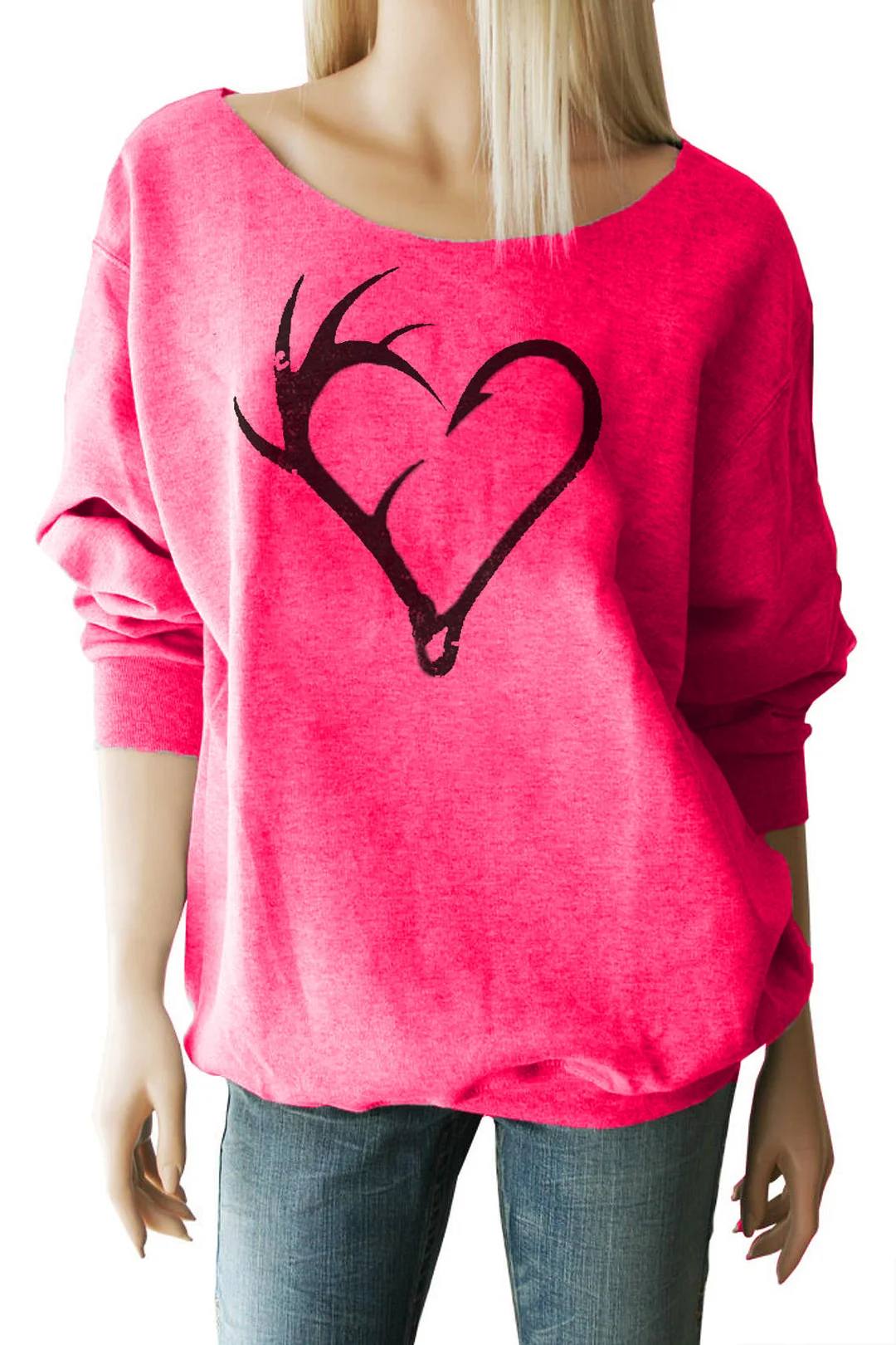 Reindeer Heart Hunting Season Sweatshirt