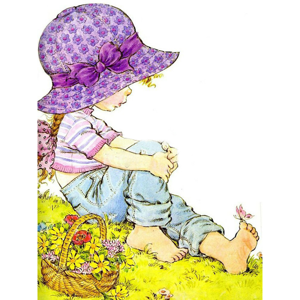 

Girl - Round Drill Diamond Painting - 30*40CM, 501 Original