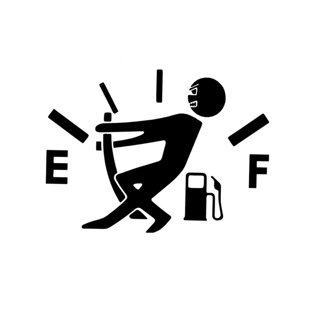 

Funny Car Sticker Pull Fuel Tank Pointer to Full Reflective Fuel Tank Decal, 501 Original