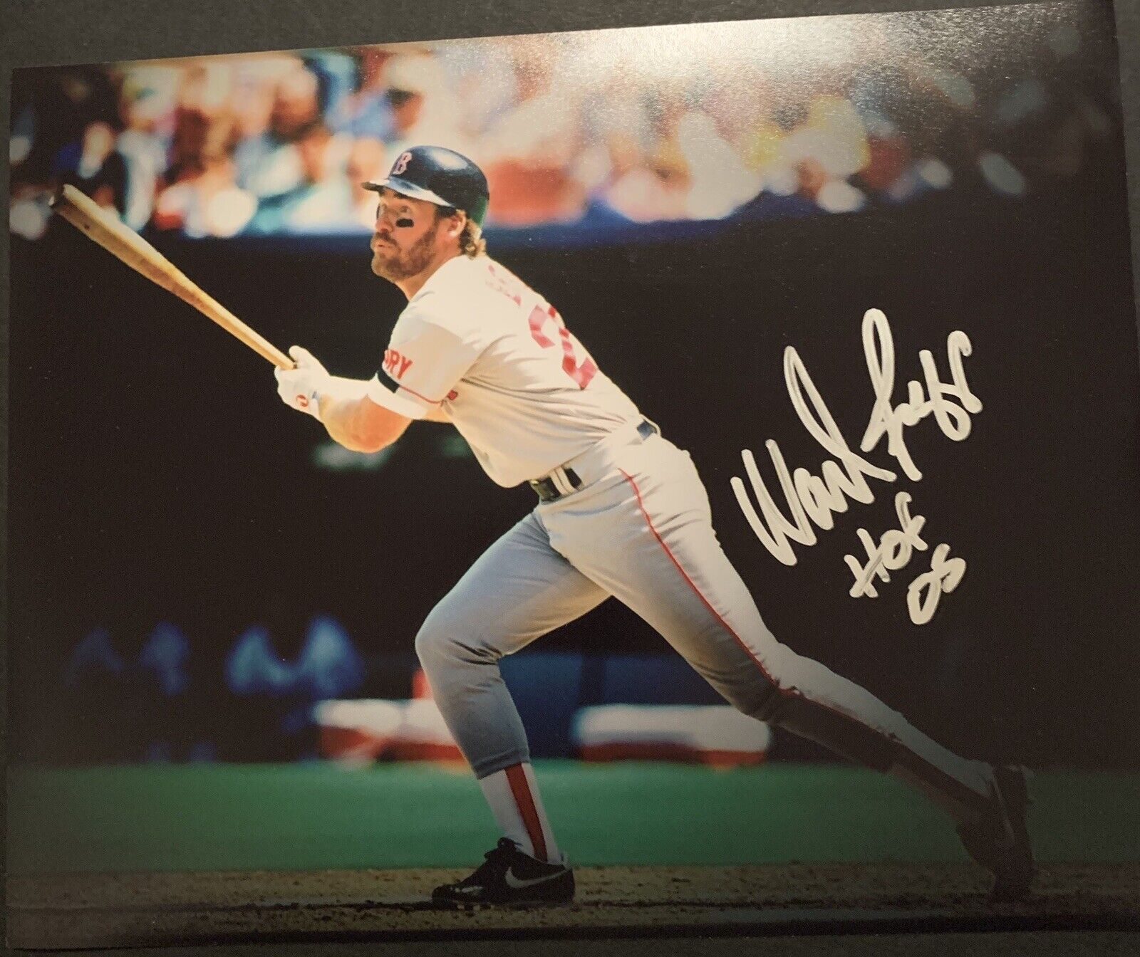 Wade Boggs Signed 8x10 Photo Poster painting Pic Auto Redsox