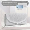 Abendtasche Damen Clutch, Elegant Brauttasche, Handtasche Hochzeit, Damen Kettentasche, Mädchen klein Umhängetasche für Party Freizeit