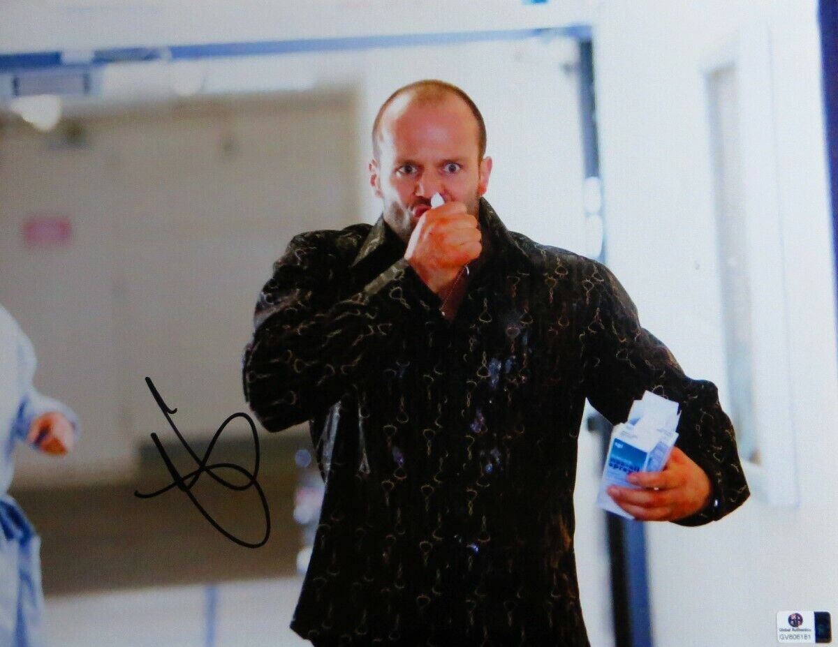 Jason Statham Signed Autographed 11X14 Photo Poster painting Crank Snorting GV806181