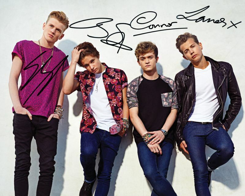 The Vamps Autograph Signed Photo Poster painting Print