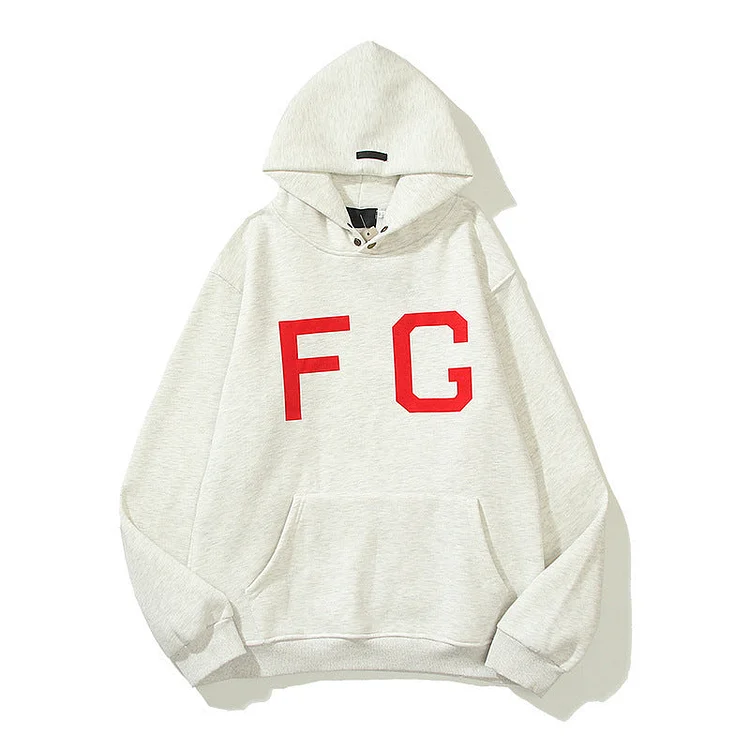 Fog Essentials Hoodie Autumn and Winter Fog Fear of God Season 7 FG Wealth High Street Loose Couple Hooded Brushed Hoody