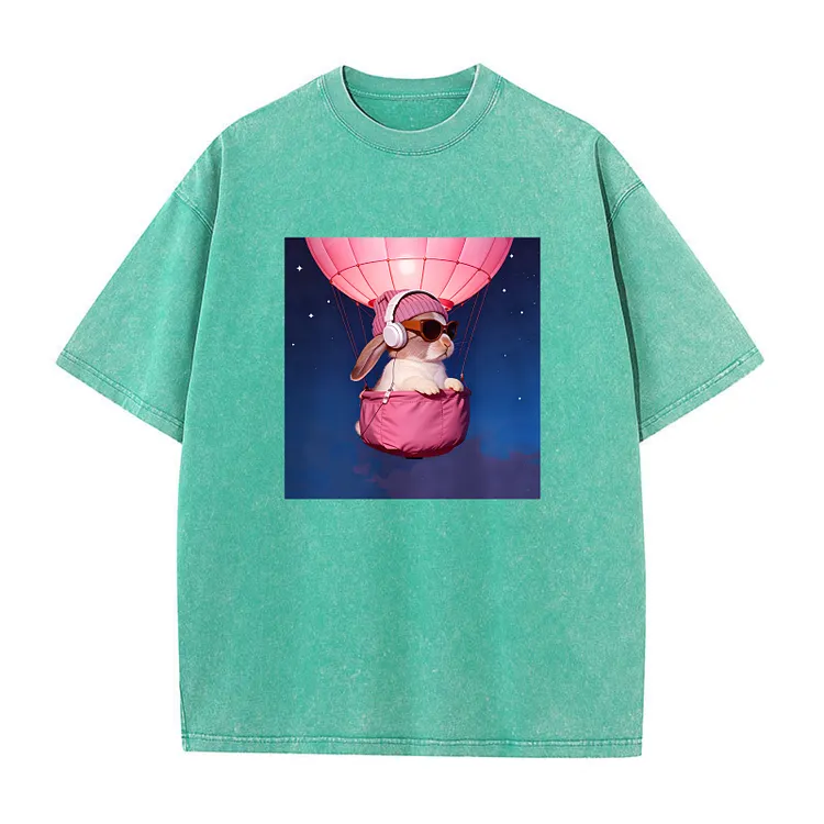 Bunny The Rabbit Retro Washed T-Shirt