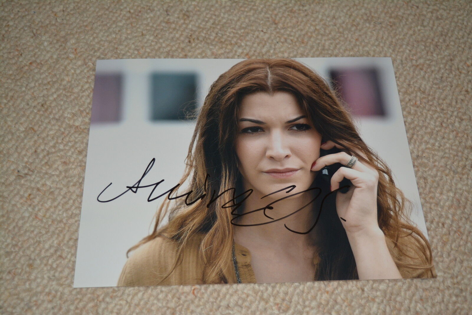 AMIRA EL SAYED signed autograph In Person 8x10 (20x25 cm) HOLOGRAM FOR THE KING