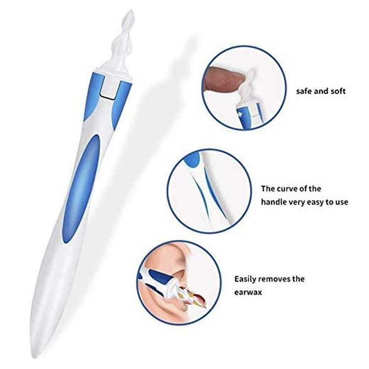 Spiral Swab Silicone Ear Cleaner