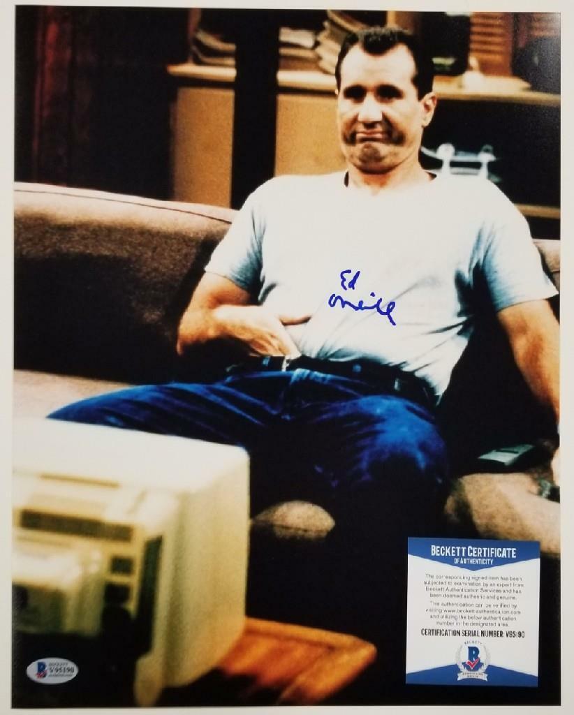 Ed O'neill signed 11x14 Photo Poster painting #2 Married With Children Autograph Beckett BAS COA