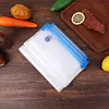 Reusable Vacuum Food Storage Bag Resealable BPA Free Zipper Storage Bags