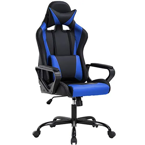 Suitable for women and men with low back painHigh back with lumbar supportComputer office chair