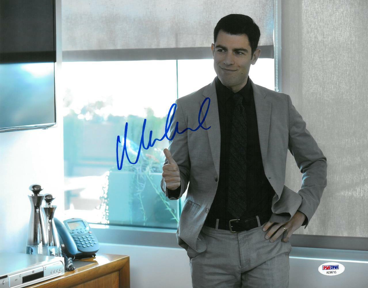 Max Greenfield Signed New Girl Authentic Autographed 11x14 Photo Poster painting PSA/DNA#AE98715