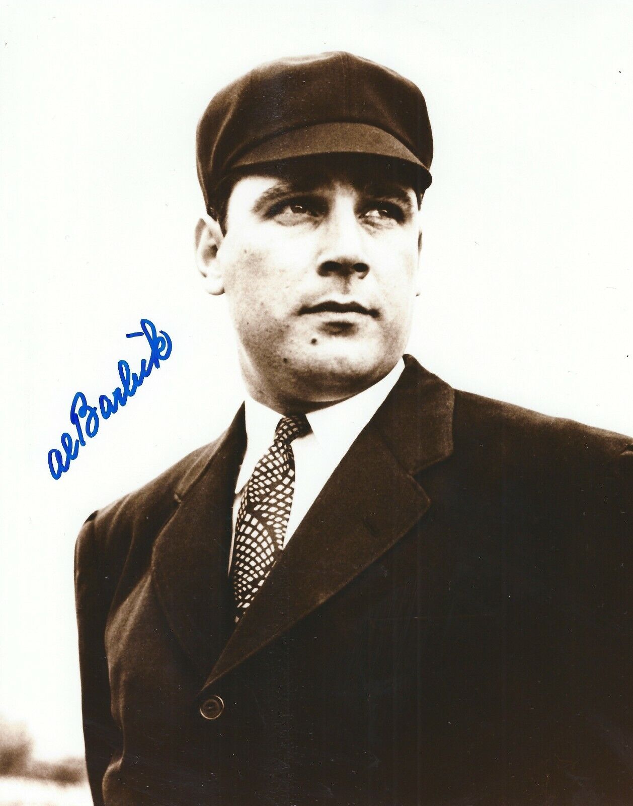 Autographed AL BARLICK 8x10 Umpire Photo Poster painting w/ COA
