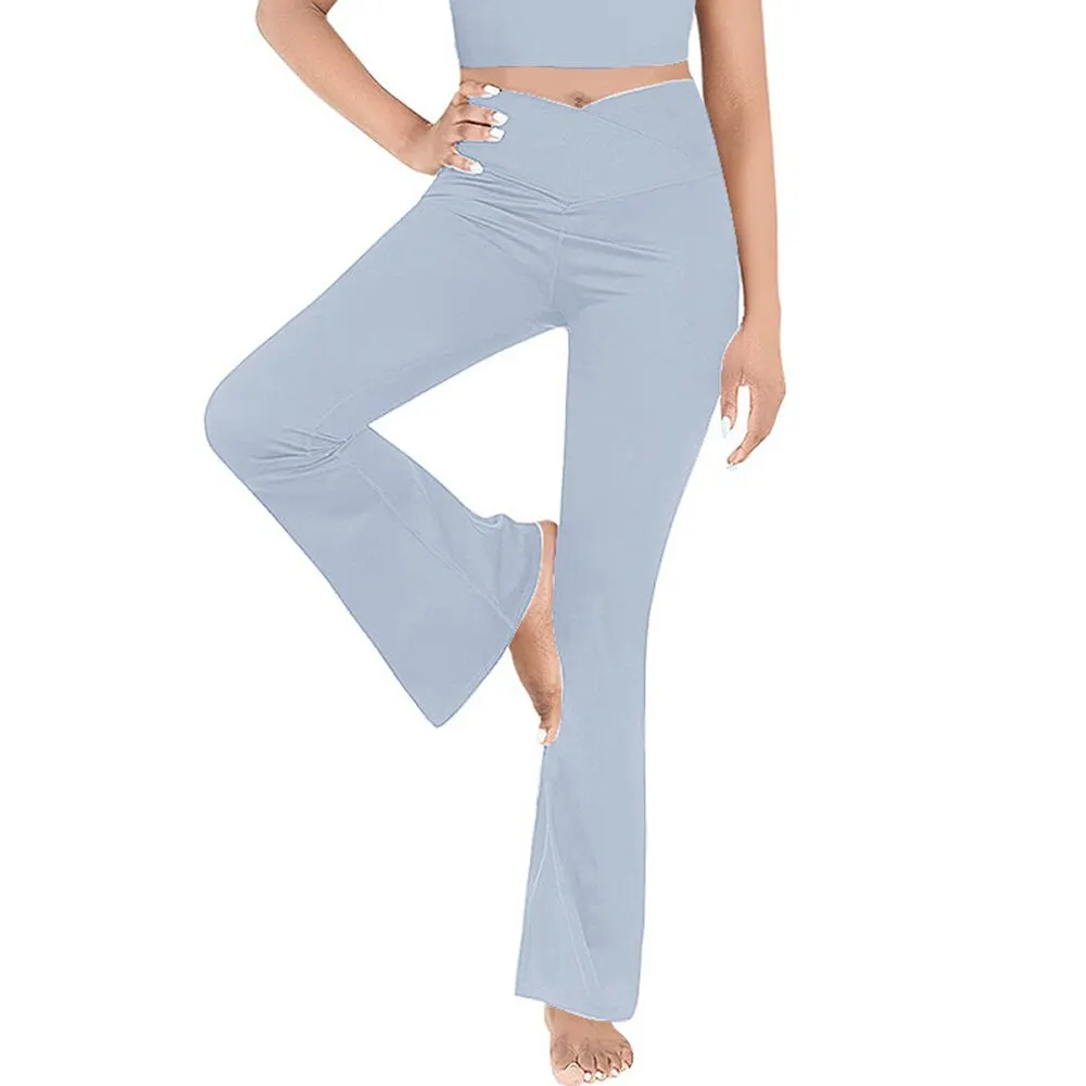 woman pants With Pockets Tummy Control High Waisted Yoga Pants Bootleg Work Pants Dress Pants Workout Pants for Women