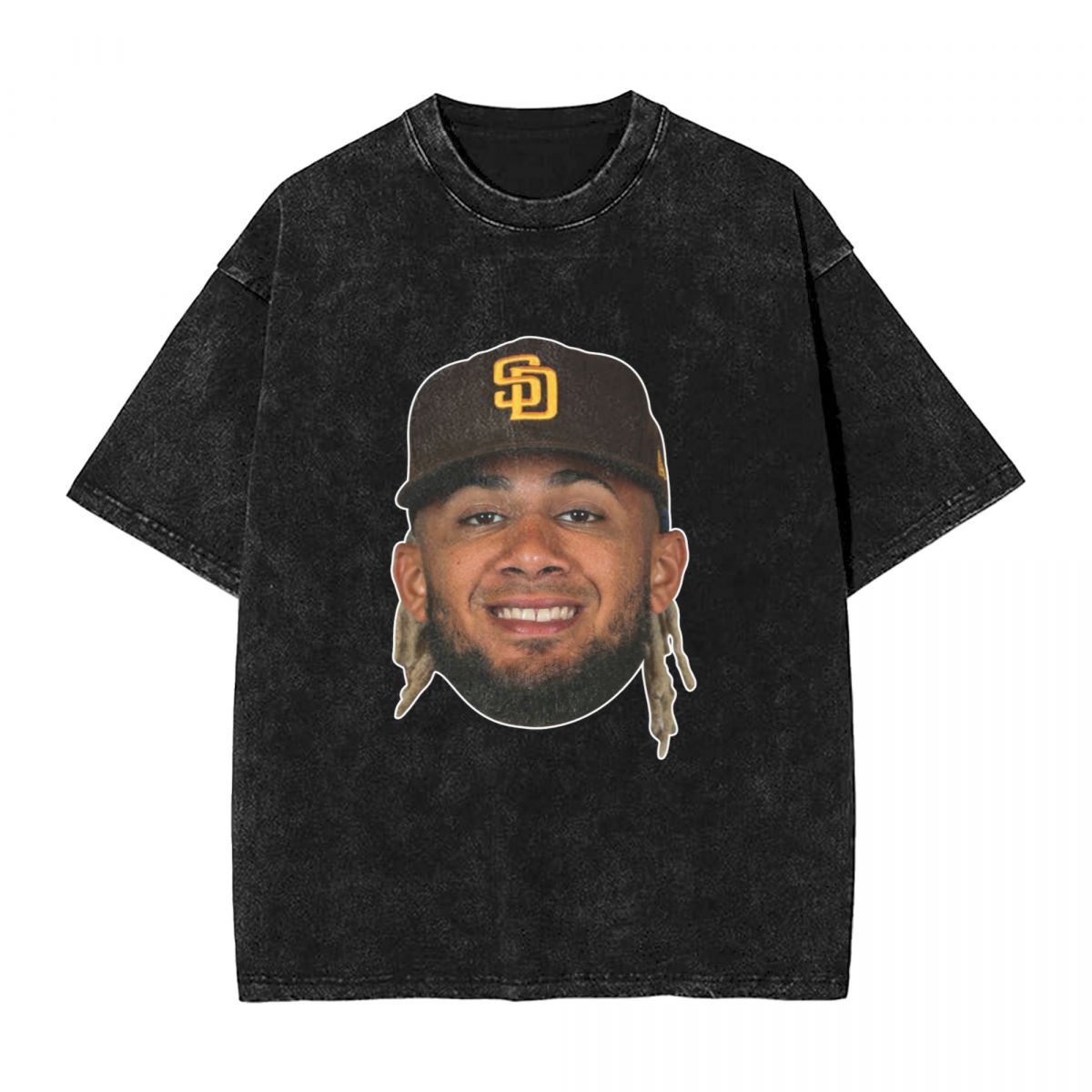 San Diego Padres Fernando Tatís Jr. Washed Oversized Vintage Men's T-Shirt