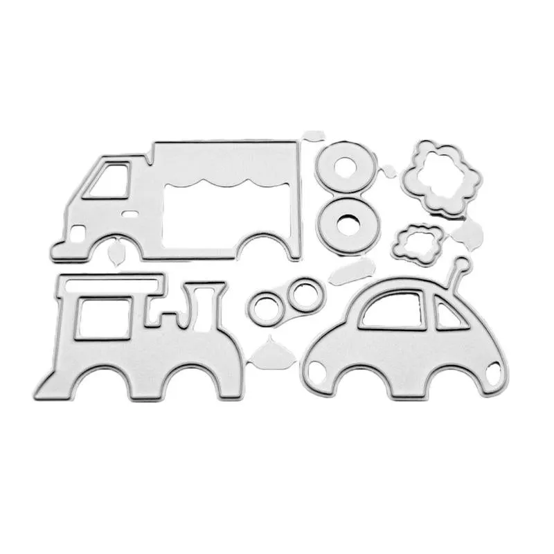 3d Spot Coil Circle Ring Cutting Dies Cake Decoration Metal Mold Scrapbook Embossing Paper Craft Knife Mould Stencil Stamps Dies