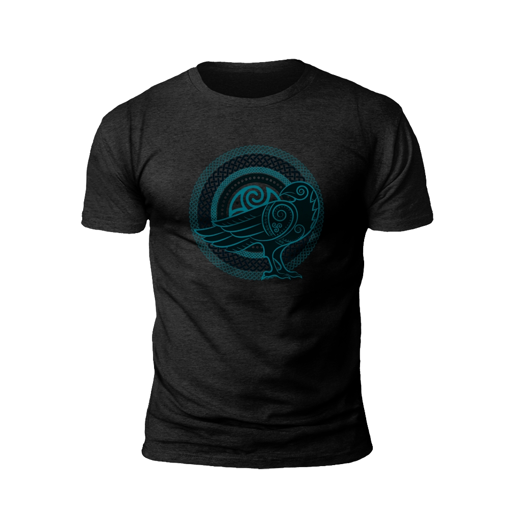 Celtic Swallow and Spirals T-Shirt