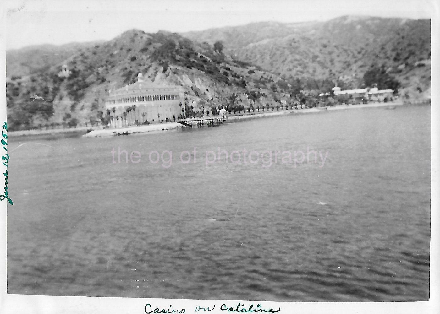 CATALINA CALIFORNIA Casino 5 x 7 FOUND Photo Poster painting 1950's Vintage bw Original 11 10 M