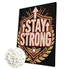 DIY Pearl Painting Stay Strong for Home Wall Decor with Frame(30x40cm)