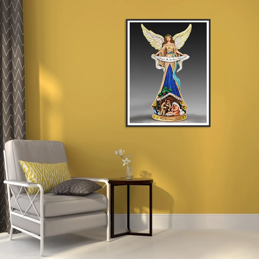 Diamond Painting - Partial Special Shaped Drill - Elegant Lady(30*40cm)