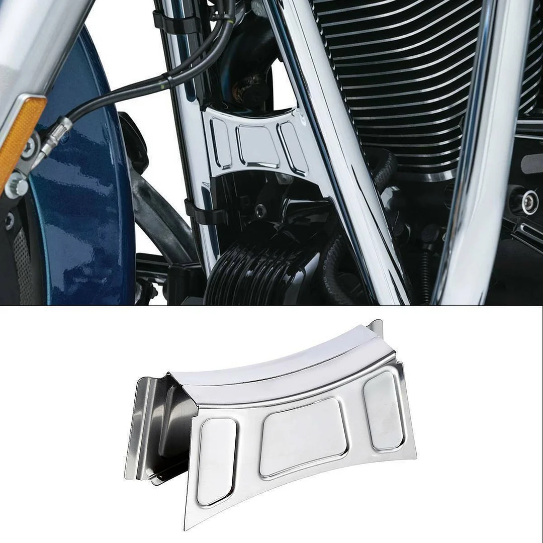 Chrome Frame Downtube Crossbrace Cover For Harley Touring Glide King Trike 1999-2013