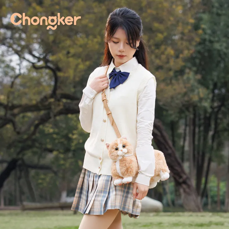Ginger Cat Bag &ndash; Plush Shoulder Bag for Cat Lovers