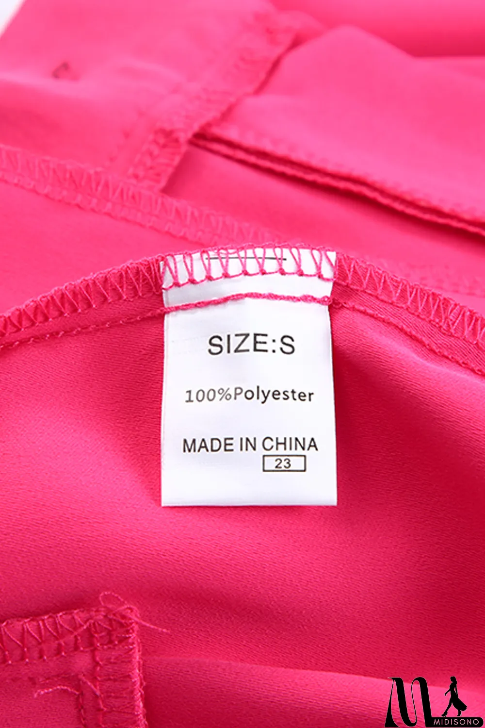 MidiSono - Rose Pleated High Waist Wide Leg Casual Pants