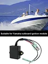 CDI Coil Unit Assy 63V-85540-01-00 CDI Unit for Yamaha Outboard Motor 9.9HP 15HP
