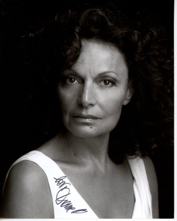 DIANE VON FURSTENBERG Signed Autographed Photo Poster painting