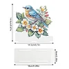 Acrylic Bird On Branch Diamond Painting Napkin Rack Decor for Home Office Decor