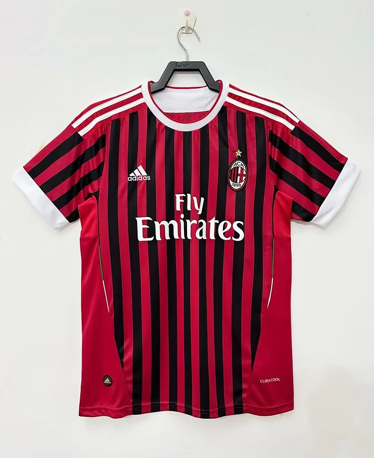 2011/2012 Retro AC Milan Home Jersey