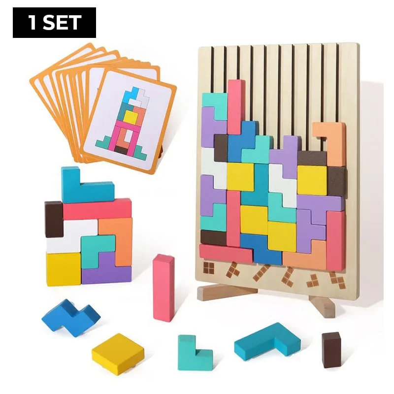 Wooden Stacking Puzzle Toy