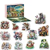 12 Cute Animals Scene Box - 5D DIY Craft Ornament
