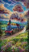 Luxury AB Velvet Diamond Painting Kit - Scenery