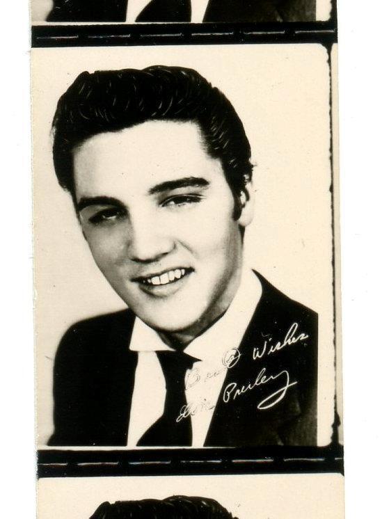 Vintage Elvis Presley 1950s Photo Poster painting Booth Strip of 10 Perforated Mini Photo Poster paintinggraphs