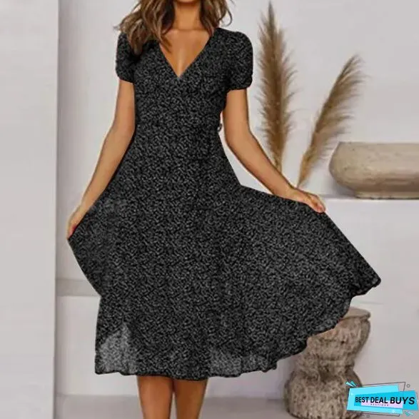 Clarissa Polka Dress