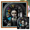 【Limited Stock Sale】Scary Big-Eyed Doll-14CT Stamped Cross Stitch 50*50cm/19.69*19.69in tapestrymarket