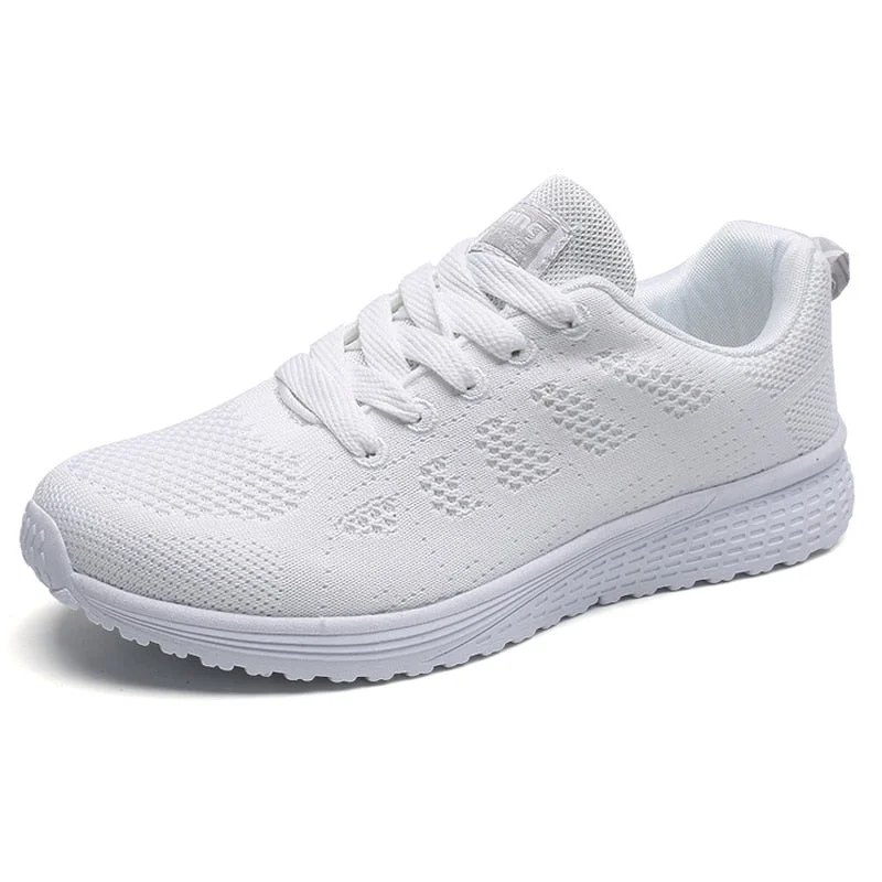 White Sport Shoes for Women New Women Breathable Sneakers Tennis Woman Shoes Outdoor Gym Large Size Sneaker Couple Running Shoes